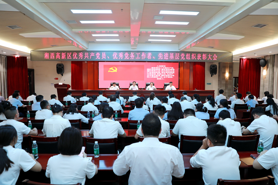 湘西高新区召开优秀共产党员、优秀党务工作者和先进基层党组织表彰大会